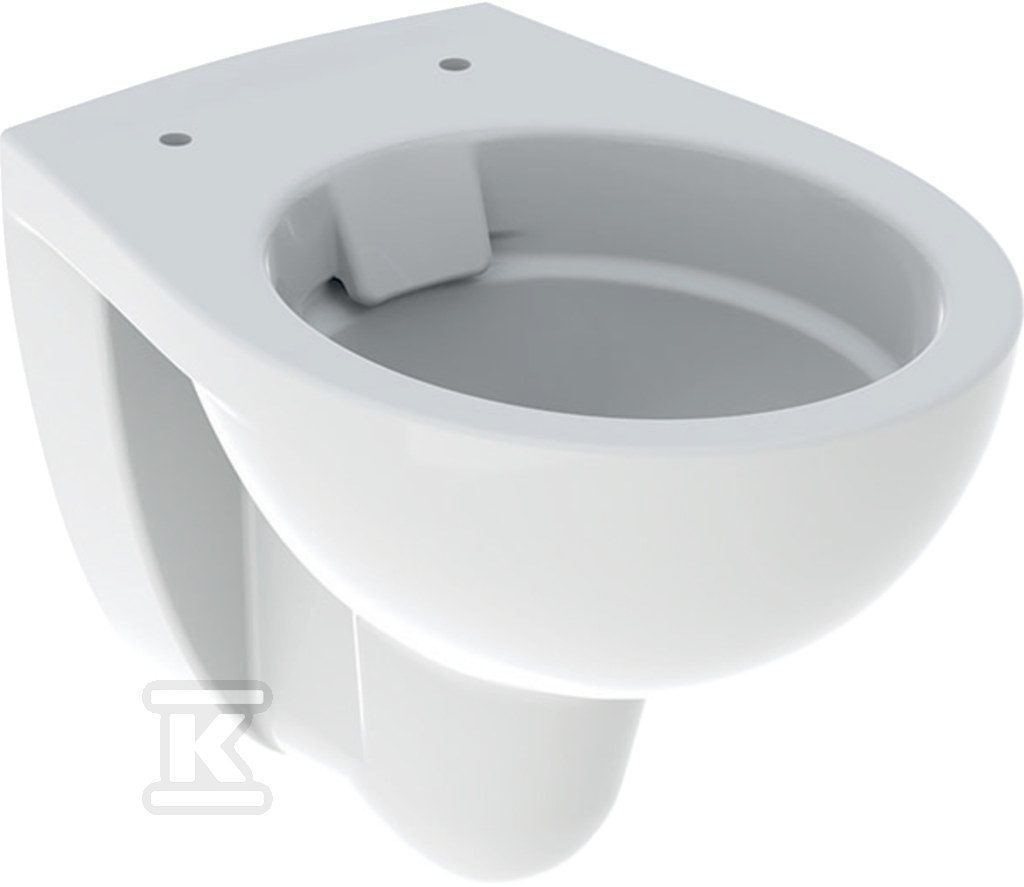 Miska WC wisząca Rekord - lejowa, krótka, Rimfree, T=48 cm, biały K93121000 - obrazek 1