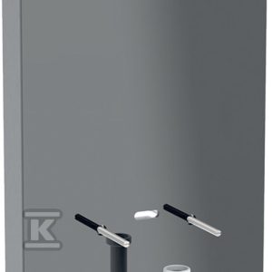 Moduł sanitarny Monolith do bidetu, H101, lava, boki czarne 131.030.JK.5