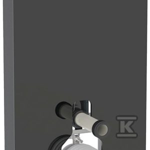 Moduł sanitarny Monolith do WC stojącego, H101, czarny, boki czarne 131.003.SJ.6