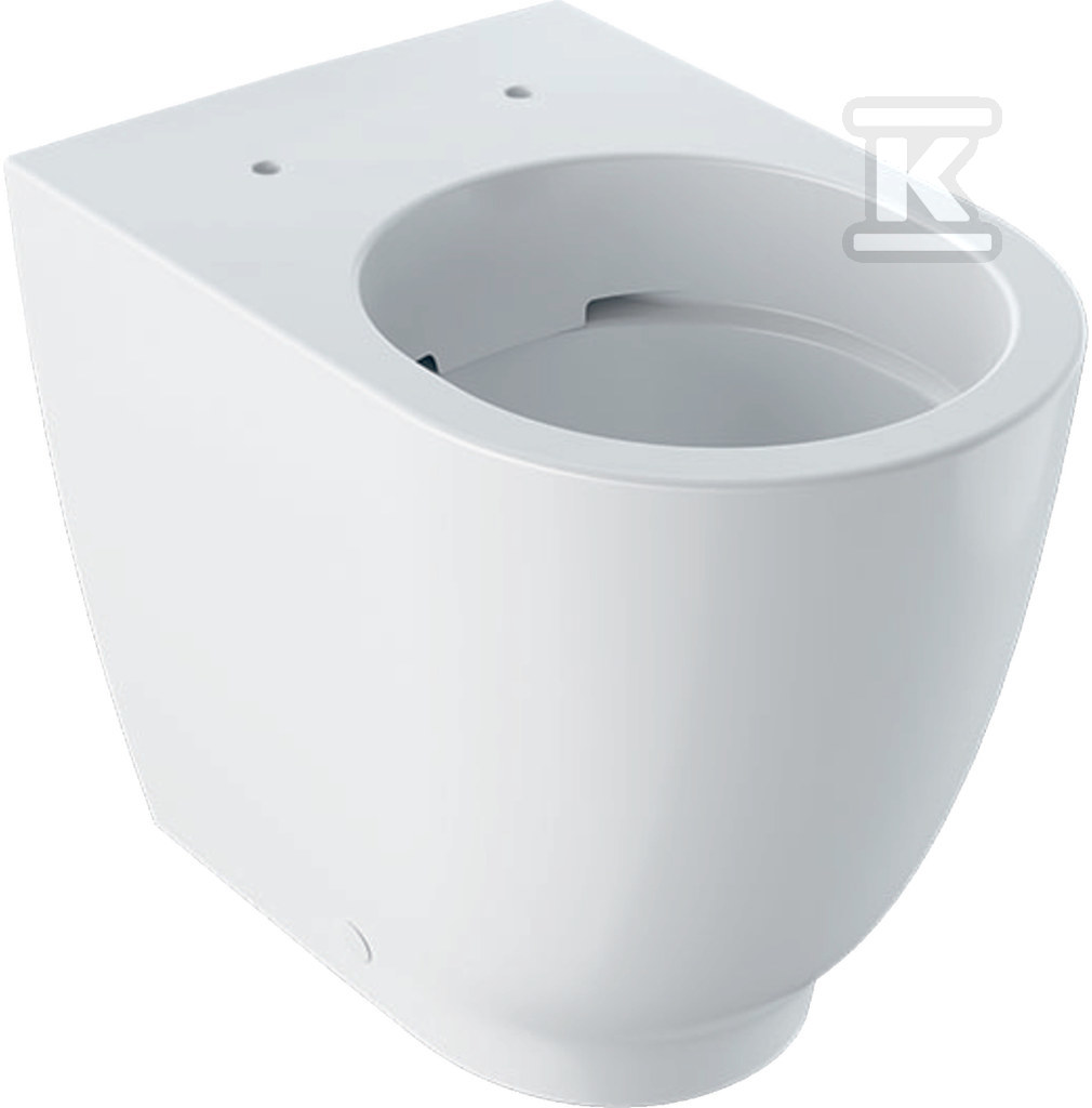 Stojąca miska WC Acanto, lejowa, podwyższona, przylegająca do ściany, zamknięta forma, Rimfree 500.602.01.2 - obrazek 1