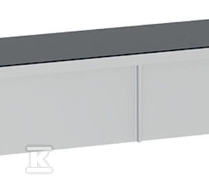 Pokrywa do modułu sanitarnego Geberit Monolith do bidetu: Czarny chrom / Aluminium szczotkowane 244.942.00.1 Pokrywa do modułu sanitarnego Geberit Monolith do bidetu: Czarny chrom / Aluminium szczotkowane 244.942.00.1