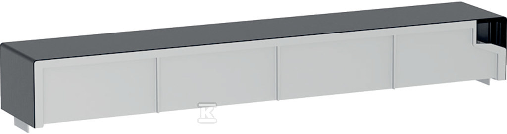 Pokrywa do modułu sanitarnego Geberit Monolith do bidetu: Czarny chrom / Aluminium szczotkowane 244.942.00.1 - obrazek 1