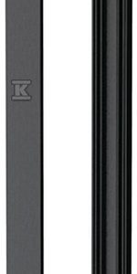 Zestaw okładziny bocznej do modułu sanitarnego Geberit Monolith do WC, 101 cm: Czarny chrom / Aluminium szczotkowane 244.940.00.1