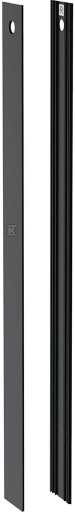 Zestaw okładziny bocznej do modułu sanitarnego Geberit Monolith do WC, 101 cm: Czarny chrom / Aluminium szczotkowane 244.940.00.1 - obrazek 1