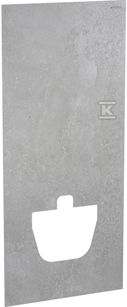 Okładzina przednia do modułu sanitarnego Geberit Monolith do wiszącej miski WC, 114 cm: Imitacja betonu 242.662.JV.1 - obrazek 1