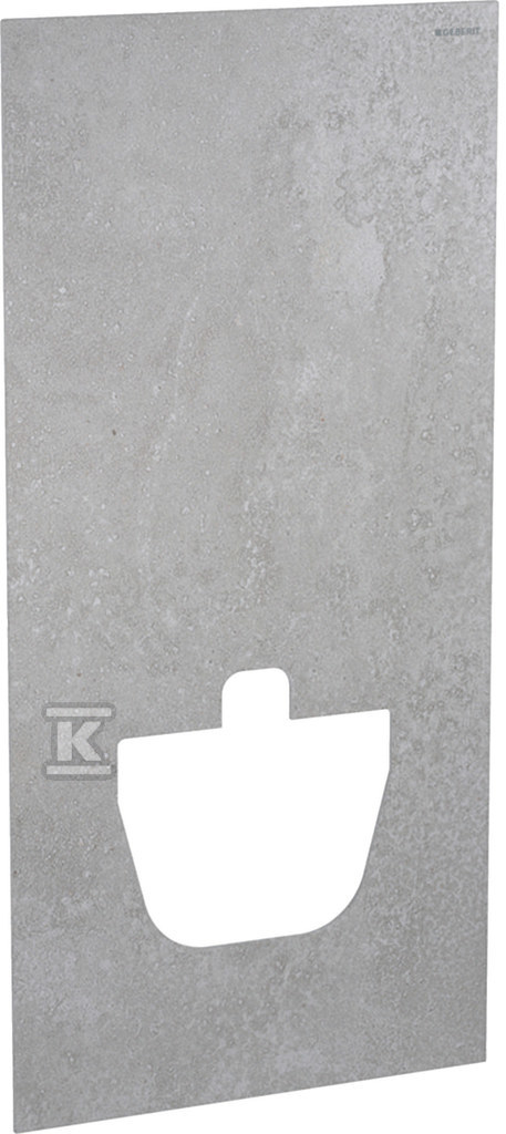 Okładzina przednia do modułu sanitarnego Geberit Monolith do wiszącej miski WC, 101 cm, szerokość mocowania WC 18 i 23 cm: Imitacja betonu 242.530.JV.1 - obrazek 1