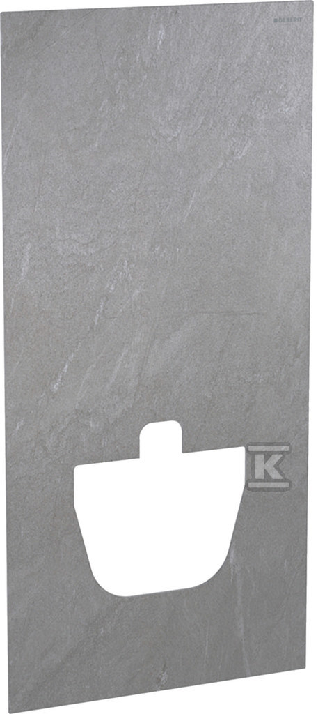 Okładzina przednia do modułu sanitarnego Geberit Monolith do wiszącej miski WC, 101 cm, szerokość mocowania WC 18 i 23 cm: Efekt łupka 242.530.00.1 - obrazek 1