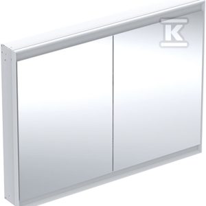 ONE Szafka z lustrem, Comfort Light, B120cm, H90cm, T15cm, montaż podtynkowy, z dwojgiem drzwi, biały 505.805.00.2 ONE Szafka z lustrem, Comfort Light, B120cm, H90cm, T15cm, montaż podtynkowy, z dwojgiem drzwi, biały 505.805.00.2