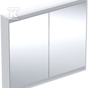 ONE Szafka z lustrem, Comfort Light, B105cm, H90cm, T15cm, montaż natynkowy, z dwojgiem drzwi, biały 505.814.00.2 ONE Szafka z lustrem, Comfort Light, B105cm, H90cm, T15cm, montaż natynkowy, z dwojgiem drzwi, biały 505.814.00.2