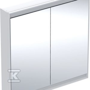 ONE Szafka z lustrem, Comfort Light, B90cm, H90cm, T15cm, montaż natynkowy, z dwojgiem drzwi, biały 505.813.00.2 ONE Szafka z lustrem, Comfort Light, B90cm, H90cm, T15cm, montaż natynkowy, z dwojgiem drzwi, biały 505.813.00.2