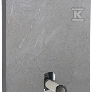 Moduł sanitarny Monolith Plus do WC stojącego, H114, imitacja betonu, boki czarne 131.233.00.7 Moduł sanitarny Monolith Plus do WC stojącego, H114, imitacja betonu, boki czarne 131.233.00.7