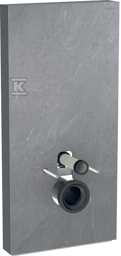 Moduł sanitarny Monolith Plus do WC wiszącego, H101, imitacja betonu, boki czarne 131.221.00.7