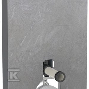 Moduł sanitarny Monolith Plus do WC stojącego, H101, imitacja betonu, boki czarne 131.202.00.7 Moduł sanitarny Monolith Plus do WC stojącego, H101, imitacja betonu, boki czarne 131.202.00.7