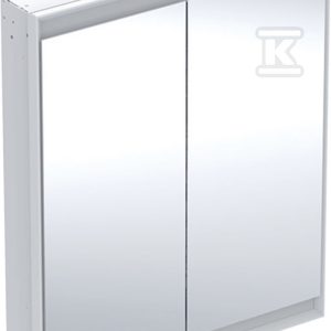 ONE Szafka z lustrem, Comfort Light, B75cm, H90cm, T15cm, montaż podtynkowy, z dwojgiem drzwi, biały 505.802.00.2 ONE Szafka z lustrem, Comfort Light, B75cm, H90cm, T15cm, montaż podtynkowy, z dwojgiem drzwi, biały 505.802.00.2