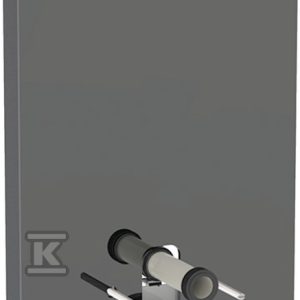 Moduł sanitarny Monolith Plus do WC wiszącego, H114, lava, boki czarne 131.231.JK.7