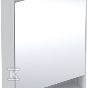 ONE Szafka z lustrem, Comfort Light, B60cm, H88cm, T15cm, z wnęką, montaż natynkowy, z jednymi drzwiami, zawias po prawej stronie, biały 505.831.00.2 ONE Szafka z lustrem, Comfort Light, B60cm, H88cm, T15cm, z wnęką, montaż natynkowy, z jednymi drzwiami, zawias po prawej stronie, biały 505.831.00.2