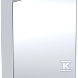 ONE Szafka z lustrem, Comfort Light, B60cm, H90cm, T15cm, montaż natynkowy, z jednymi drzwiami, zawias po lewej stronie, biały 505.810.00.2 ONE Szafka z lustrem, Comfort Light, B60cm, H90cm, T15cm, montaż natynkowy, z jednymi drzwiami, zawias po lewej stronie, biały 505.810.00.2