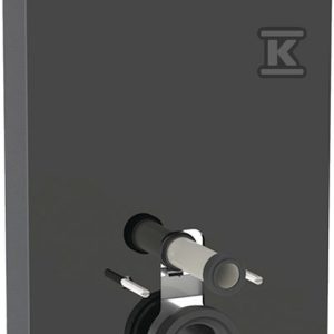 Moduł sanitarny Monolith Plus do WC wiszącego, H101, czarny, boki czarne 131.222.SJ.7