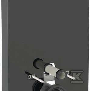 Moduł sanitarny Monolith Plus do WC wiszącego, H101, czarny, boki czarne 131.221.SJ.7