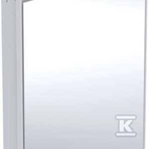 ONE Szafka z lustrem, Comfort Light, B60cm, H88cm, T15cm, montaż podtynkowy, z jednymi drzwiami, zawias po prawej stronie, biały 505.801.00.2 ONE Szafka z lustrem, Comfort Light, B60cm, H88cm, T15cm, montaż podtynkowy, z jednymi drzwiami, zawias po prawej stronie, biały 505.801.00.2