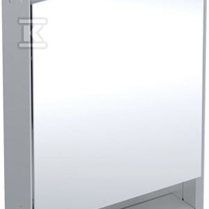ONE Szafka z lustrem, Comfort Light, B60cm, H88cm, T15cm, z wnęką, montaż podtynkowy, z jednymi drzwiami, zawias po prawej stronie, szary 505.821.00.1 ONE Szafka z lustrem, Comfort Light, B60cm, H88cm, T15cm, z wnęką, montaż podtynkowy, z jednymi drzwiami, zawias po prawej stronie, szary 505.821.00.1