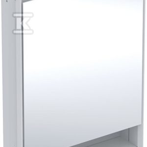 ONE Szafka z lustrem, Comfort Light, B60cm, H88cm, T15cm, z wnęką, montaż podtynkowy, z jednymi drzwiami, zawias po prawej stronie, biały 505.821.00.2 ONE Szafka z lustrem, Comfort Light, B60cm, H88cm, T15cm, z wnęką, montaż podtynkowy, z jednymi drzwiami, zawias po prawej stronie, biały 505.821.00.2