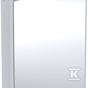 ONE Szafka z lustrem, Comfort Light, B60cm, H88cm, T15cm, montaż podtynkowy, z jednymi drzwiami, zawias po lewej stronie, biały 505.800.00.2 ONE Szafka z lustrem, Comfort Light, B60cm, H88cm, T15cm, montaż podtynkowy, z jednymi drzwiami, zawias po lewej stronie, biały 505.800.00.2