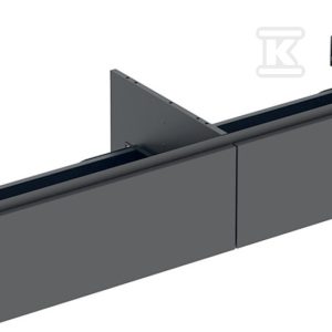 ONE Szafka pod umywalkę, B133.2m, H26.6cm, T47cm, z dwoma szufladami, lava 505.076.00.3 ONE Szafka pod umywalkę, B133.2m, H26.6cm, T47cm, z dwoma szufladami, lava 505.076.00.3