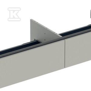 ONE Szafka pod umywalkę, B133.2m, H26.6cm, T47cm, z dwoma szufladami, greige 505.076.00.7 ONE Szafka pod umywalkę, B133.2m, H26.6cm, T47cm, z dwoma szufladami, greige 505.076.00.7