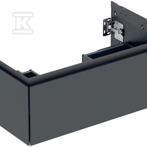 ONE Szafka pod umywalkę, B74cm, H26.6cm, T47cm, z jedną szufladą, czarny, mat 505.072.00.8 ONE Szafka pod umywalkę, B74cm, H26.6cm, T47cm, z jedną szufladą, czarny, mat 505.072.00.8