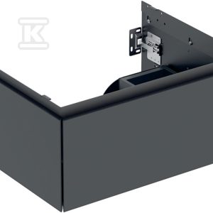 ONE Szafka pod umywalkę, B59.2cm, H26.6cm, T47cm, z jedną szufladą, czarny, mat 505.071.00.8 ONE Szafka pod umywalkę, B59.2cm, H26.6cm, T47cm, z jedną szufladą, czarny, mat 505.071.00.8