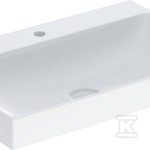 ONE Umywalka, odpływ pionowy, B75cm, T48cm, z otworem na baterię, bez przelewu, KeraTect 505.020.01.2 ONE Umywalka, odpływ pionowy, B75cm, T48cm, z otworem na baterię, bez przelewu, KeraTect 505.020.01.2