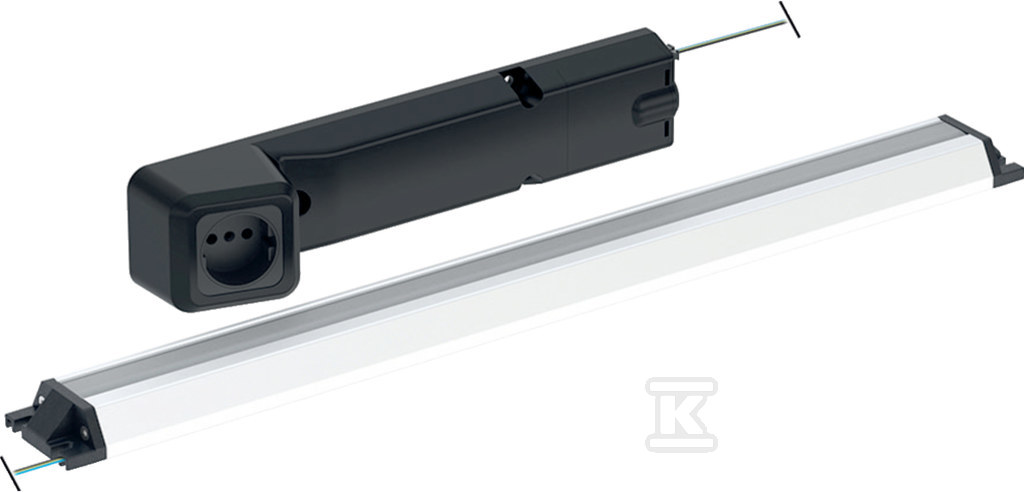 ONE Element gniazda elektrycznego ONE z modułem ComfortLight, B90cm 505.093.00.2 - obrazek 1