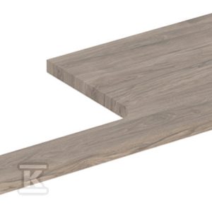 ONE Blat pod umywalkę, wycięcie z lewej strony, do prostokątnej umywalki stawianej na blat, B120cm, H3cm, T47cm, orzech włoski hickory 505.305.00.6 ONE Blat pod umywalkę, wycięcie z lewej strony, do prostokątnej umywalki stawianej na blat, B120cm, H3cm, T47cm, orzech włoski hickory 505.305.00.6