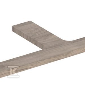 ONE Blat pod umywalkę, wycięcie podwójne, do prostokątnej umywalki stawianej na blat, B120cm, H3cm, T47cm, orzech włoski hickory 505.345.00.6 ONE Blat pod umywalkę, wycięcie podwójne, do prostokątnej umywalki stawianej na blat, B120cm, H3cm, T47cm, orzech włoski hickory 505.345.00.6