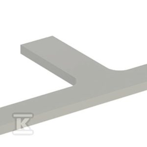 ONE Blat pod umywalkę, wycięcie podwójne, do prostokątnej umywalki stawianej na blat, B120cm, H3cm, T47cm, greige 505.345.00.7 ONE Blat pod umywalkę, wycięcie podwójne, do prostokątnej umywalki stawianej na blat, B120cm, H3cm, T47cm, greige 505.345.00.7