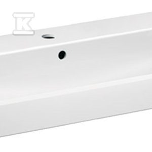Smyle Square Umywalka, B120cm, H16.5cm, T48cm, z przelewem, z otworem na baterię 500.226.01.1