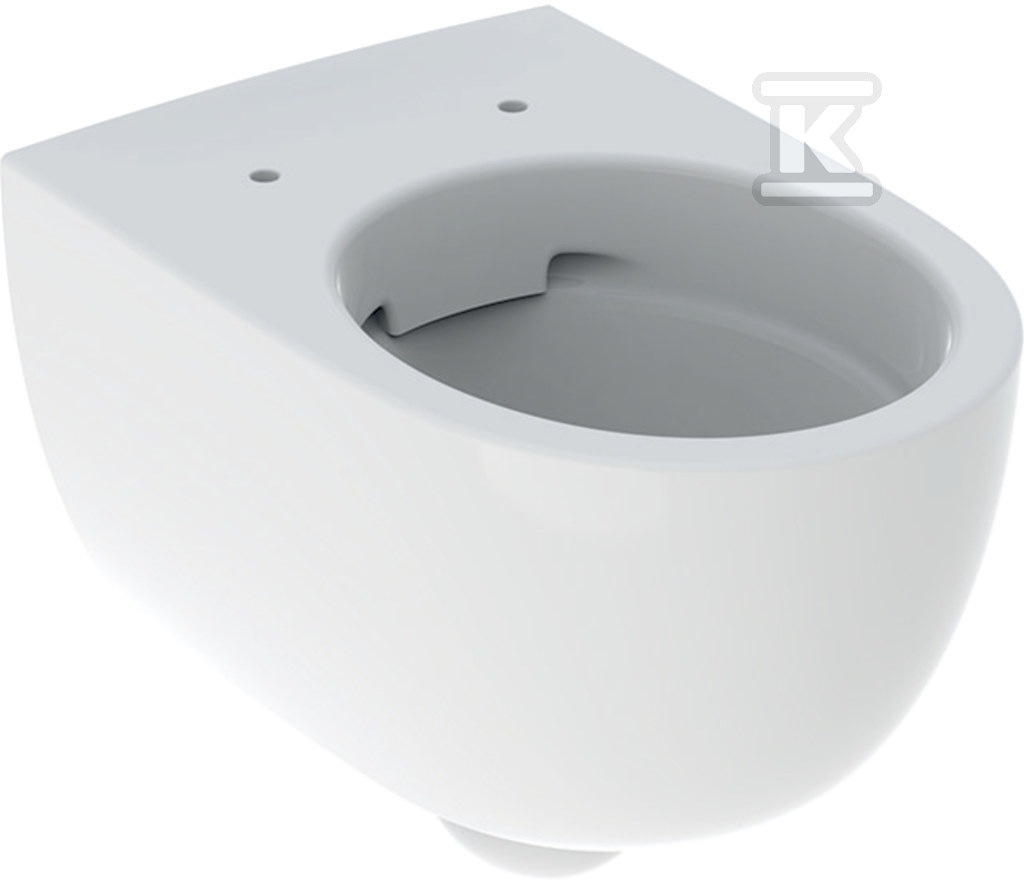 Wisząca miska WC Selnova Premium lejowa, B35.5 cm, H37 cm, T53 cm, podwyższona, ukryte mocowania, Rimfree 500.694.01.2 - obrazek 1