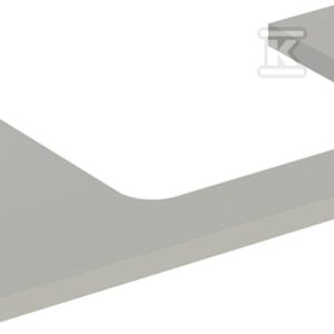 ONE Blat pod umywalkę, wycięcie z prawej strony, do prostokątnej umywalki stawianej na blat, B90cm, H3cm, T47cm, greige 505.323.00.7 ONE Blat pod umywalkę, wycięcie z prawej strony, do prostokątnej umywalki stawianej na blat, B90cm, H3cm, T47cm, greige 505.323.00.7