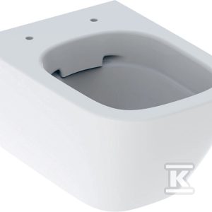 Smyle Square Wisząca miska WC, lejowa, B35cm, H33cm, T49cm, krótka, Rimfree, KeraTect 500.379.01.8