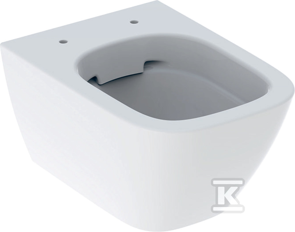 Smyle Square Wisząca miska WC, lejowa, B35cm, H33cm, T49cm, krótka, Rimfree, KeraTect 500.379.01.8 - obrazek 1