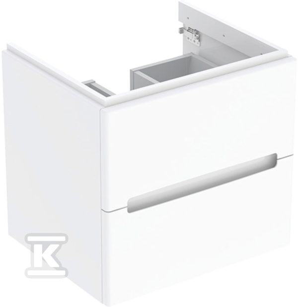 Modo Szafka pod umywalkę, B59cm, H55cm, T47.9cm, z dwoma szufladami, biały 502.878.01.1