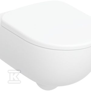 Zestaw wiszącej miski WC Selnova Premium lejowa, B36 cm, H38 cm, T53 cm, ukryte mocowania, Rimfree, z deską sedesową, mocowanie od góry 501.991.00.1 Zestaw wiszącej miski WC Selnova Premium lejowa, B36 cm, H38 cm, T53 cm, ukryte mocowania, Rimfree, z deską sedesową, mocowanie od góry 501.991.00.1