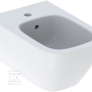 Smyle Square Bidet wiszący, B35cm, H26cm, T54 cm, z przelewem, z otworem na baterię, KeraTect 500.209.01.8