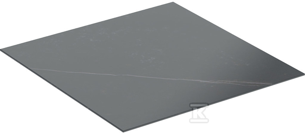 ONE Blat do szafki bocznej i elementu bocznego, B45cm, T46.5cm, gres szkliwony, czarny, imitacja marmuru 505.080.00.1 - obrazek 1