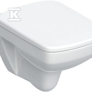 Zestaw wiszącej miski WC Selnova Square lejowa, B35.5 cm, H39 cm, T53 cm, Rimfree, z deską sedesową, mocowanie od góry, wolne opadanie, z wypinanymi zawiasami, zachodząca pokrywa, antybakteryjna 501.961.00.1 Zestaw wiszącej miski WC Selnova Square lejowa, B35.5 cm, H39 cm, T53 cm, Rimfree, z deską sedesową, mocowanie od góry, wolne opadanie, z wypinanymi zawiasami, zachodząca pokrywa, antybakteryjna 501.961.00.1