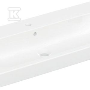 Modo Umywalka, B100cm, H15.5cm, T48.5cm, z przelewem, z otworem na baterię 502.876.00.1