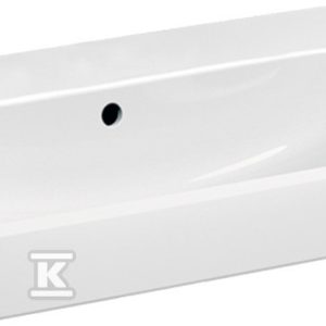 Smyle Square Umywalka, B75cm, H16.5cm, T48cm, z przelewem, bez otworu na baterię 500.249.00.2