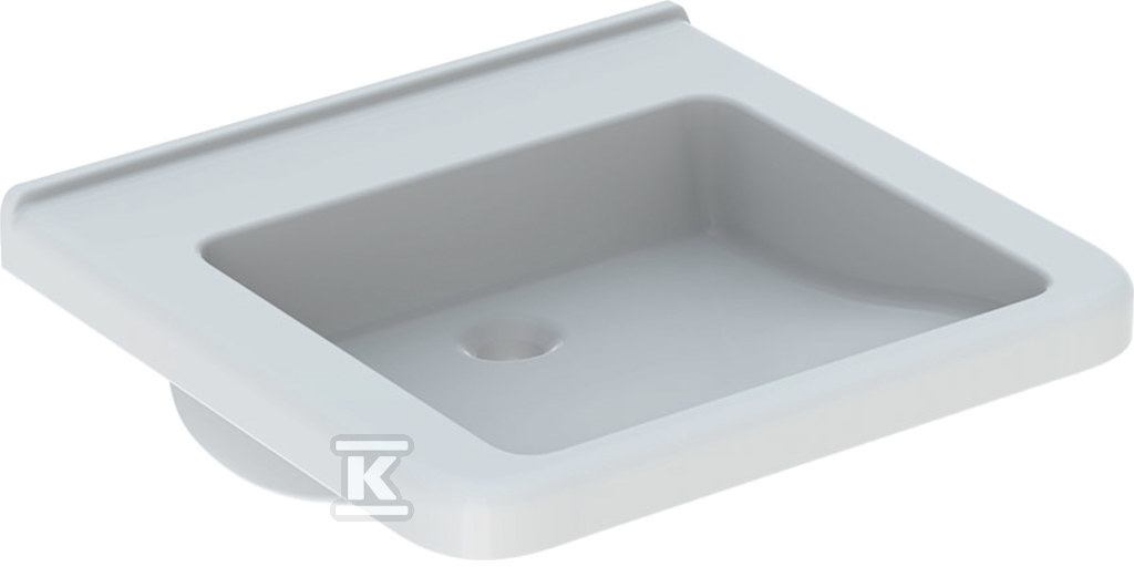 Selnova Comfort Umywalka, B55cm, H15.5cm, T52.5cm, bez przelewu, bez otworu na baterię 500.787.01.7 - obrazek 1