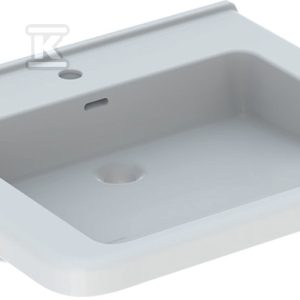 Selnova Comfort Umywalka, B55cm, H15.5cm, T52.5cm, z przelewem, z otworem na baterię 500.785.00.7 Selnova Comfort Umywalka, B55cm, H15.5cm, T52.5cm, z przelewem, z otworem na baterię 500.785.00.7